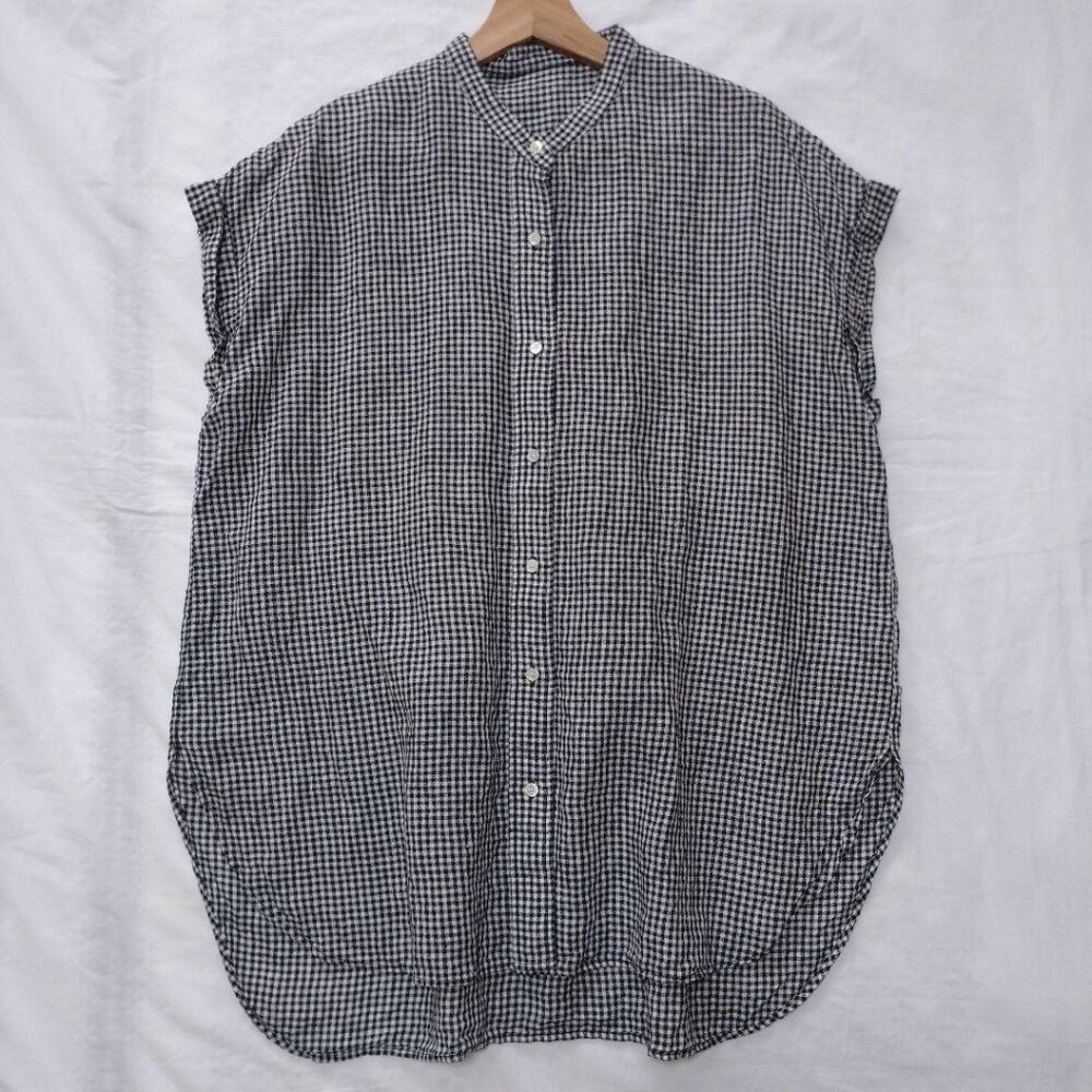 Jourme Linen Check Blouse Shirt